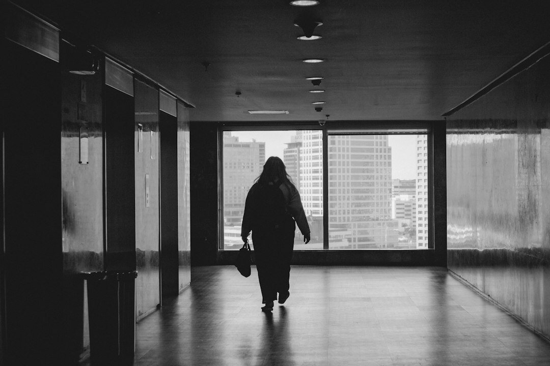 Portrait of a Danish woman founder in a bright office